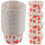 100 Pcs Cake Paper Cups Exquisite Baking Cups Strawberry Pattern Bakery Cupcake 2