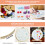 Duety 4Pcs Embroidery Starter Kit for Beginners, Colorful Patterns, Hoop, Scissors, Threads, Needles, Compatible with Craft Gifts 4