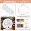 Duety 4Pcs Embroidery Starter Kit for Beginners, Colorful Patterns, Hoop, Scissors, Threads, Needles, Compatible with Craft Gifts 2