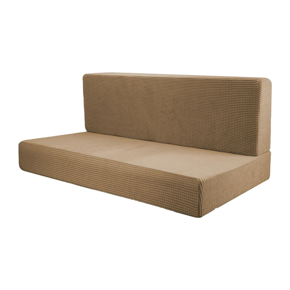 Yotijar 4 Pieces Rv Seat Covers Soft Bench Covers Camper Cushion Covers For Trailers Brown 9071309669008