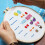 Duety 4Pcs Embroidery Starter Kit for Beginners, Colorful Patterns, Hoop, Scissors, Threads, Needles, Compatible with Craft Gifts 7