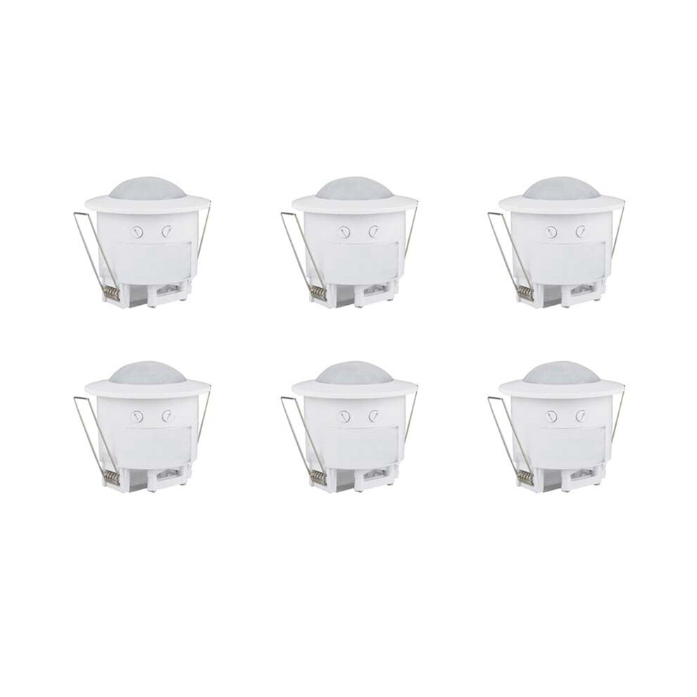 6X 110V-220V 360 Infrared Recessed Pir Ceiling Motion Sensor Detector Light Switch, Motion Light Sensor 9071309669435