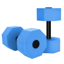 Water Dumbbell Set for Pool Weights, Foam Swimming Water Cuffs for Water Exercises, Water Fitness Equipment(Blue)