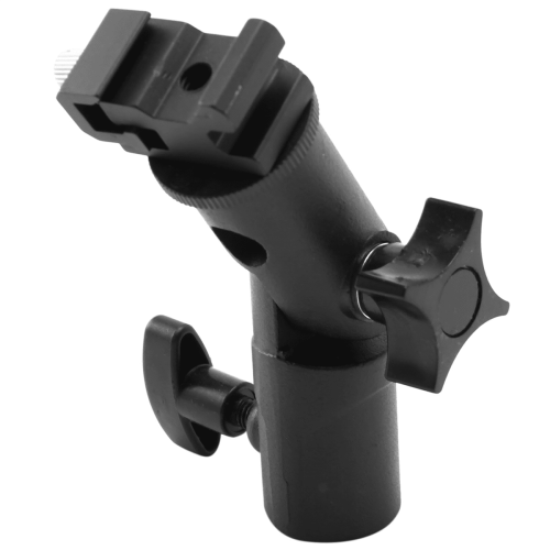 3X Camera Flash Speedlite Mount,Professional Swivel Light Stand Light Bracket Umbrella Bracket Mount Shoe Holder E Type 2