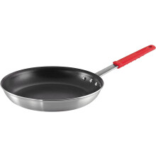 Poêle à frire de 30 cm (12 pouces), en aluminium épais avec revêtement antiadhésif renforcé, compatible four et lave-vaisselle, certifiée NSF,