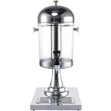 Distributeur de boissons en verre transparent 8L/16L/24L avec robinet et support, compatible avec bière, eau, jus, cocktails, punch, boissons