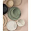 JoyJolt Mesa 6pc Stoneware 10.5" Dinner plate set - Matte Black 8