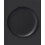 JoyJolt Mesa 6pc Stoneware 10.5" Dinner plate set - Matte Black 7