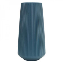 Vase Eleanos Home, vase décoratif en plastique bleu imitation céramique, pot de fleurs, panier à fleurs, style nordique, vases pour fleurs