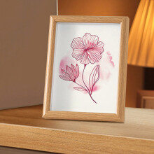 Cadre photo style bois Txmfgh : présentation élégante de vos photos, convient pour un mur ou un bureau, facile à utiliser