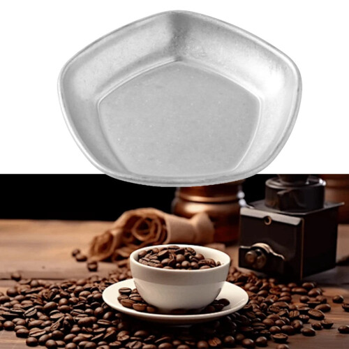 Vejeplade til kaffebønner i rustfrit stål, sovsetallerken, opbevaringsbakke 1