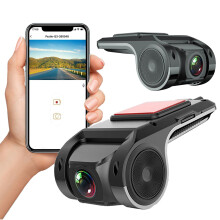 Dash Cam Front980P, instrumentpanelkamera för bilar med IPS-skärm, 140 vidvinkel, mörkerseende, ADAS, G-sensor, USB-gränssnitt, kompatibel med