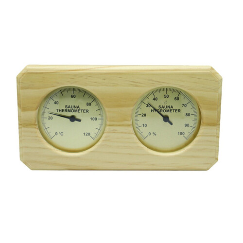 Θερμόμετρο σάουνας Fahrenheit υγρόμετρο Gauge2In1Εσωτερικός θερμοστάτης σάουνας σπιτιού,