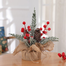 Décorations de Noël en liquidation, décorations pour sapin de Noël, mini sapin de Noël, décoration de bureau A