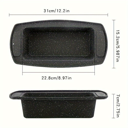 DEKAXID1pc Ταψί σιλικόνης (6''x12,2'') Ταψί ψωμιού Εργαλείο τοστιέρας Αντικολλητικά σκεύη