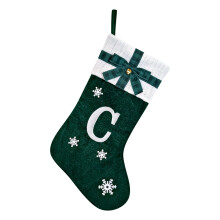 Chaussettes de Noël 2025 & CISIL, petites chaussettes brodées en tricot, décorations de Noël à suspendre, décorations de fête de Noël