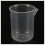 misurini da laboratorio in plastica da 50 ml, trasparenti. 4
