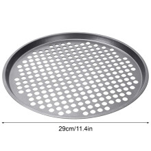 Wamans Pizza Pan with Holes Stainless Steel Round Mesh Pizza Baking Screen Pizza Tray Pizza Tray Bakeware for Oven Home Restaurant