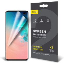 Protector de pantalla compatible con Samsung Galaxy S10Plus, película protectora - Protección confiable, compatible con las funciones del