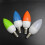 Lot de 3 ampoules LED E14 colorées, bleues. 5
