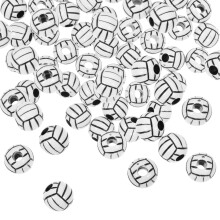 100pcs Déanamh Bráisléid Coirníní Leadóige DIY Coirníní Leadóige DIY Seodra Coirníní Spóirt Aicrileach DIY