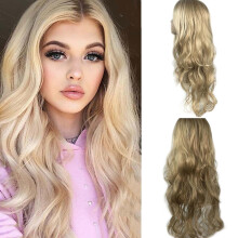 Byikun Gyllen, Krøllete, Lang, Blond Parykk, 66 cm Tykk, Naturlig, Kjemisk Fiber, Minimalt Hårrevner, Lett å Style, For Cosplay og Daglig Bruk