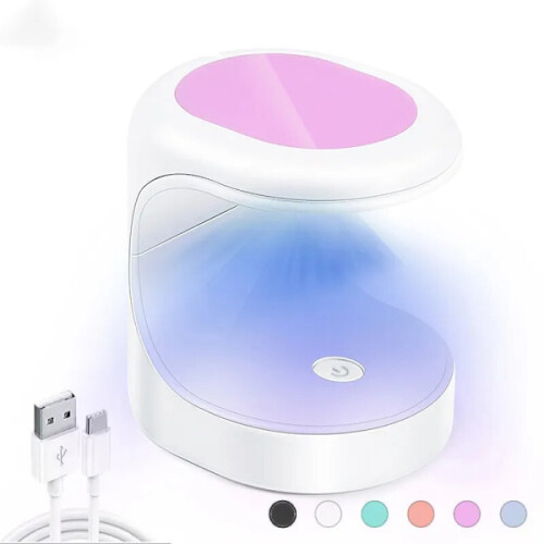 16W UV LED-lampe for neglekunst, mini, bærbar, blå