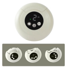 Kit portátil de cuidado de uñas con pantalla LCD, cortauñas y lima para un aseo de precisión.