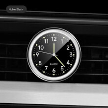 Car clock Quartz clock BLACK Black