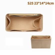 Organisateur de sac en feutre, insert 25 30 35, sac Ă main de maquillage style kaki, B S