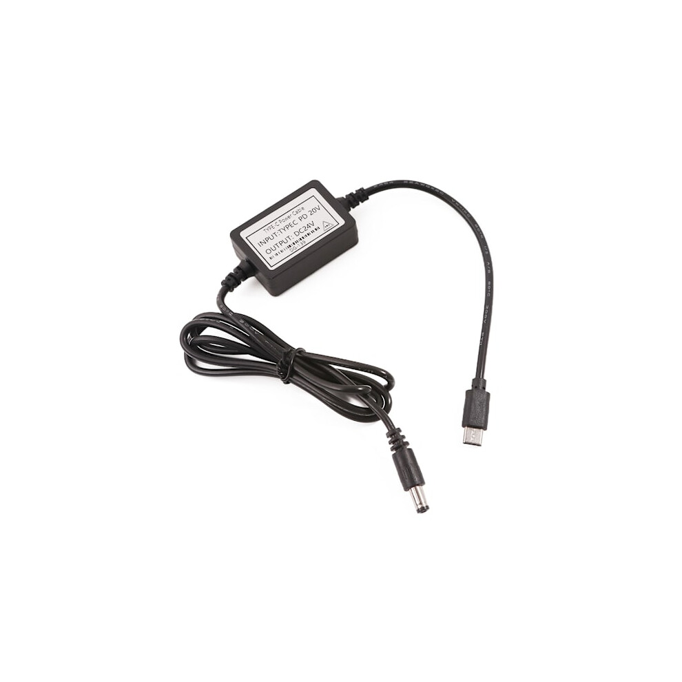 Usb Type C Pd20v To Dc24v Power For 24V Devices Pd12v 15V 20V To 24V Dc5.5x2.1mm Converter 115Cm 9425574771223