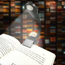 Décorations de Saint-Valentin Kayannuo en liquidation : Lampe LED de protection oculaire avec rangement pour piles et pince à livres, décoration