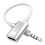3,5 mm audio kábel samec-type C samica, analógový audio jack adaptér pre slúchadlá pre MP3 prehrávač 1