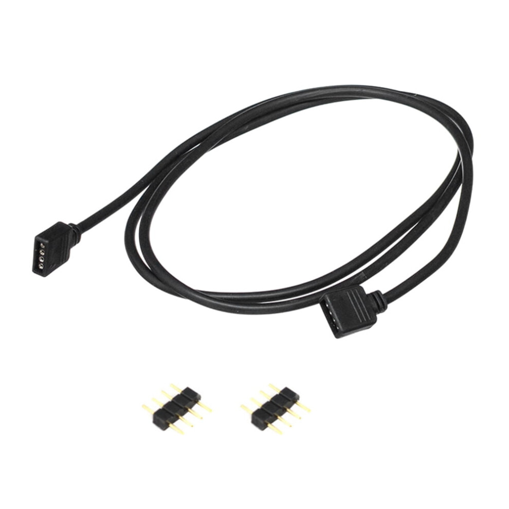 Jixopn Rgb 5050 3528 Led Strip Lighting Extend Wire 4Pin Led Connector Extension Cable 9083649949351