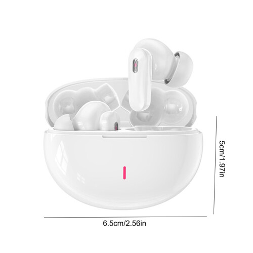 Ασύρματα ακουστικά PAVEOS Bluetooth5.5, ελαφριά ενδώτια ακουστικά με μικρόφωνο, IPX4 1