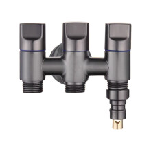 3-Way Hose Splitter 1/2 Inch, Compatible with Garden Faucet, Hand Held Shower Head & Sprayer