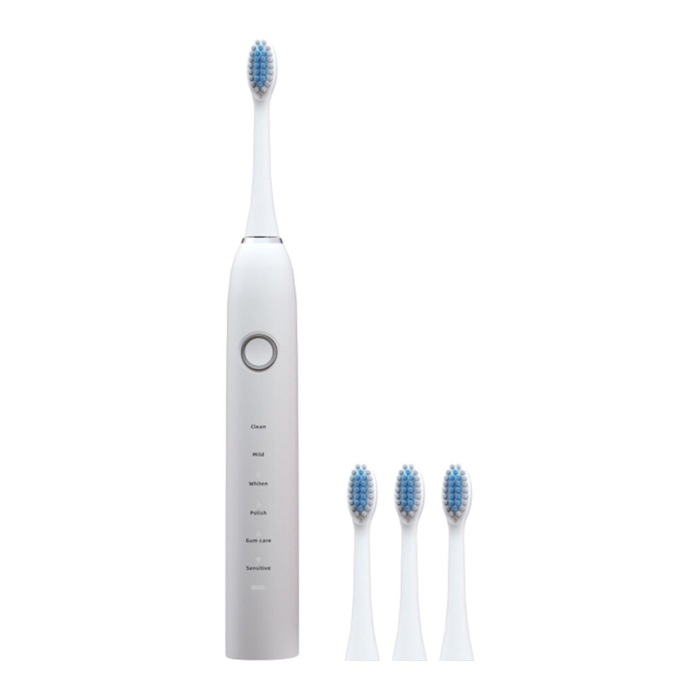 YOBOLK Electric Toothbrush with 4 Heads, 6 Modes, IPX7 Waterproof - Compatible with YOBOLK Replacement Heads