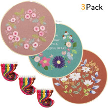 Office&Craft&Stationery Celebration Activ Embroidery Kit Full Of Cloth Pack Range 3 Embroidery Stamped Floral Home Diy