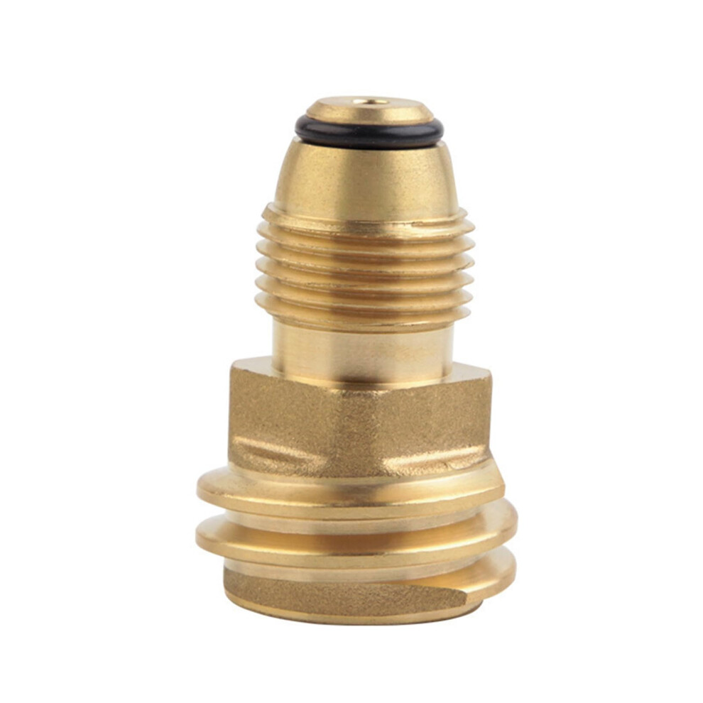 5Pcs Propane Tank Adapter Brass Pol To Qcc1 Converter For Quick Connection And Leak Seal 9113335024045