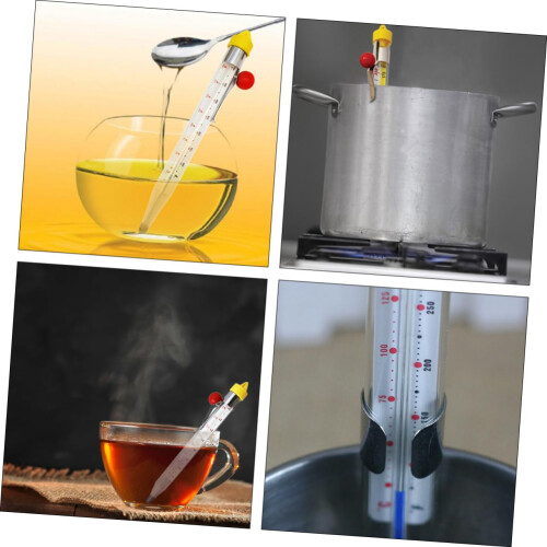 Candy Thermometer with Clip for Precise Temperature Control in Jam, Syrup, Baking and Cooking 1