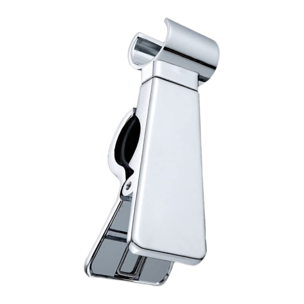 5Pcs Adjustable Wall Mounted Shower Head Holder, No Drilling Abs Bracket, Silver, 11.2X3cm 9174973964582