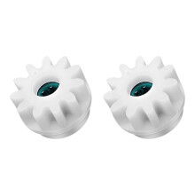 2 Pieces Mop Bucket Gear Replacement Set, Durable Spin Mop Bucket Parts for Easy Installation, White