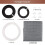 Magnetic Window Screen Adjustable DIY Grey Mesh 85x180cm Easy Install Pest Blocking 4