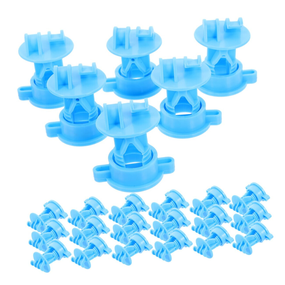 Electric Fence Insulators For Wooden Posts, Durable Wire Hold, 40Pcs For Livestock Farming 9113335024342
