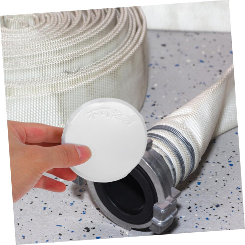 White Recessed Fire Sprinkler Cover Plate for Ceiling Easy Installation Durable Iron Design 2