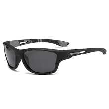 Black Polarized Sports Glasses for Men and Women, Driving Glasses, Running, Cycling, Golf Glasses O