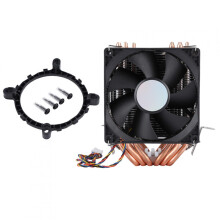 CPU-koeler met heatpipe, 4-pins en 6-pins, dubbele toren luchtkoeling, stil, 800-2200 RPM, compatibel met xxx