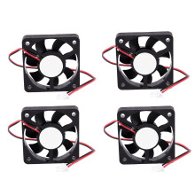 4 stuks 50 mm 12V 2-pins 4000 RPM glijlager CPU-koeler ventilator