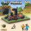 Μίνι φιγούρα Minecraft Kart DIY μαγνητικά παιχνίδια Minecraft Dungeons Cartoon world modeler δημιουργικά 3
