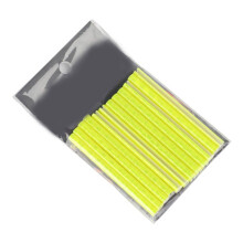 12 Pcs Bicycle Spoke Light Wheel Rim Spoke Clip Tube Bike Strip Reflective Yellow